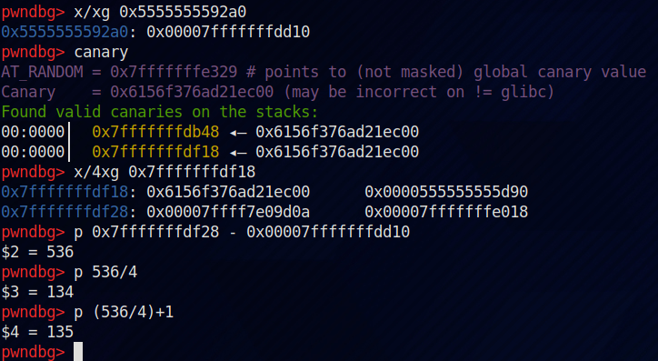 calculating offset