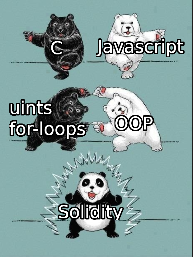 C + JavaScript = Solidity